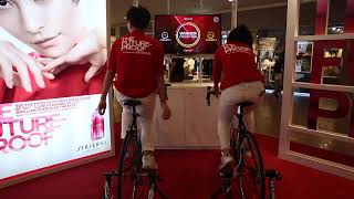 Interactive Bicycle: Shiseido