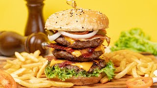 Homemade APPLEBEE'S TRIPLE BACON BURGER (COPYCAT) | Recipes.net