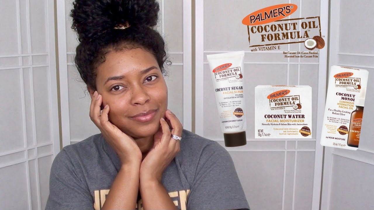 Palmer's NEW Coconut Oil Formula Facial Collection 🥥 Review + Demo