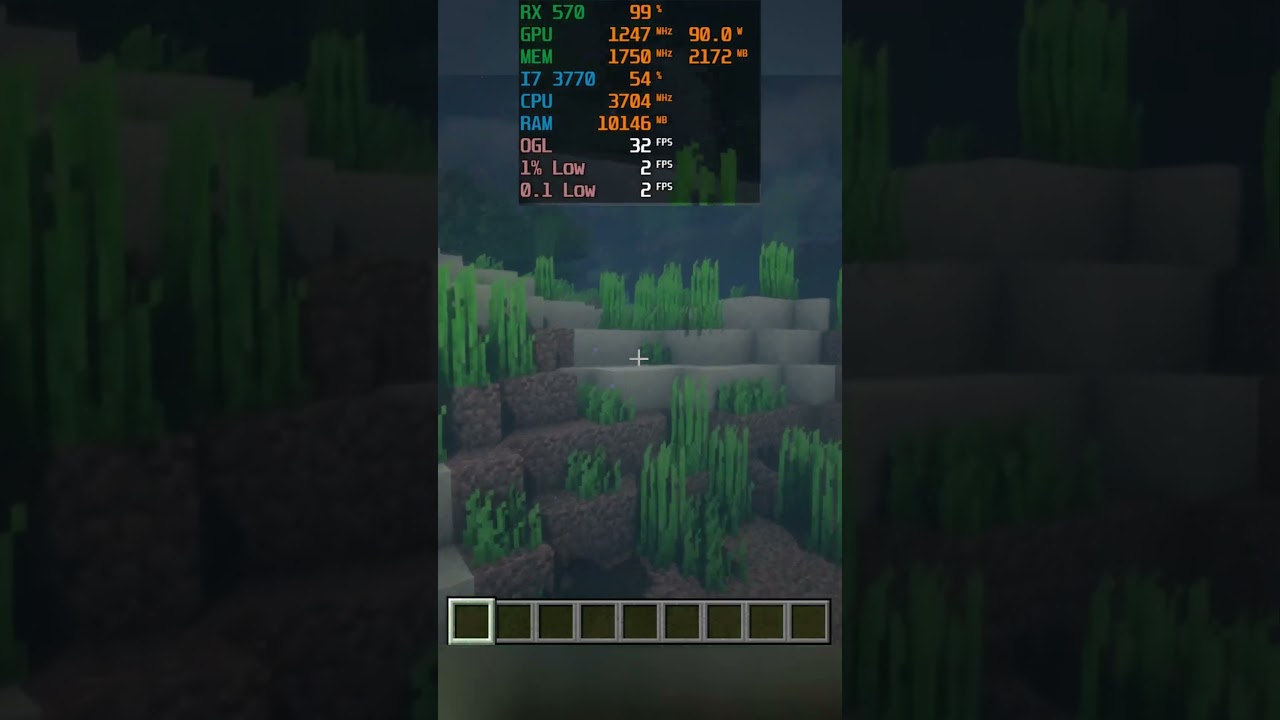 Minecraft BSL Shader Rx 570 