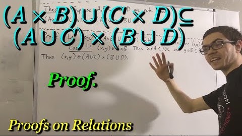 Prove that (A x B) ∪ (C x D) ⊆ (A ∪ C) x (B ∪ D) [ILIEKMATHPHYSICS]