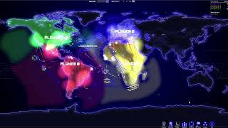 Defcon Gameplay 0 players N America vs S America vs Europe vs Africa