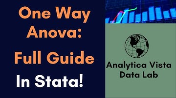 64. One-Way ANOVA in Stata: Full Step-By-Step Guide