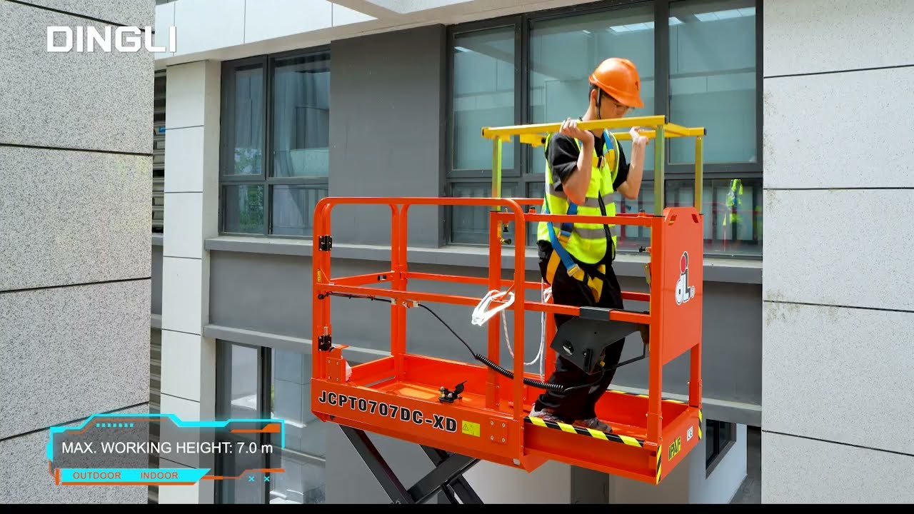 JCPT0707DC-XD Self-Propelled Scissor Lift Compact • Safe