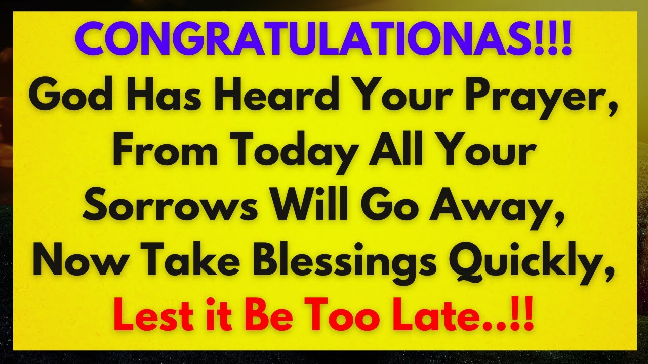 💌 God Says | My Child i Am Going To Answer Your Prayer Listen To It... | Lord Jesus Helps