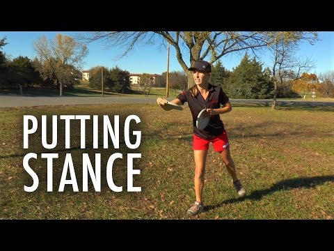 Paige Pierce and her Putting Stance