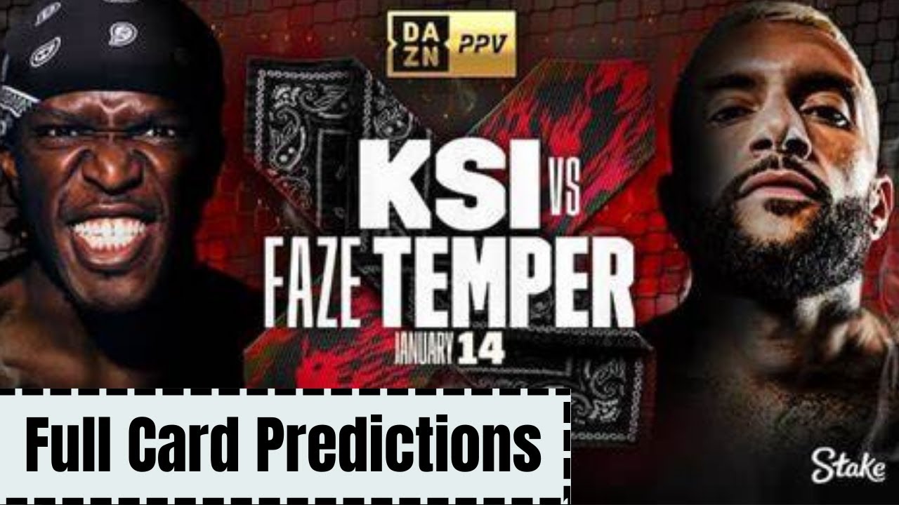 Misfits Boxing 04 FULL CARD PREDICTIONS AND BREAKDOWN YouTube