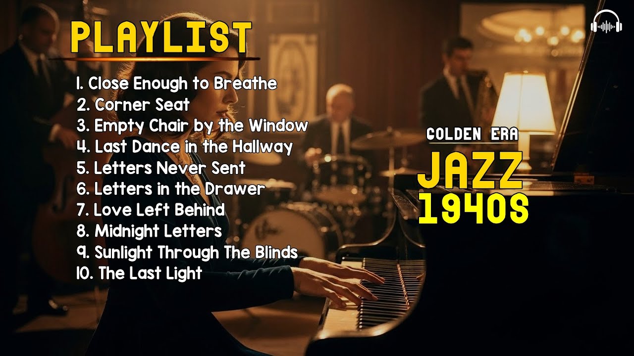 Vintage Jazz Memories 1940s – Classic Retro Jazz Playlist for Late Evening Calm