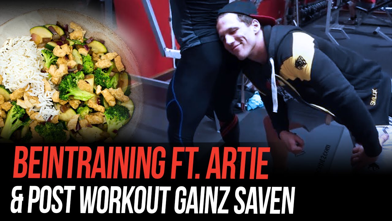 Volles Beintraining ft. Artie & Post Workout Gainz saven beintraining trainingsplan