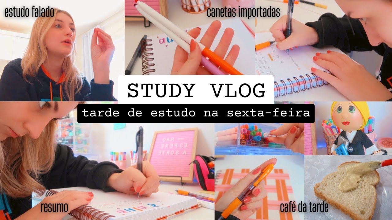 Study Vlog produtivo e realista: desacumulando matéria, aplicativo Anki e resumos