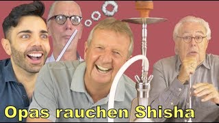 5 Opas rauchen zum 1. Mal Shisha