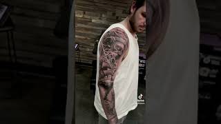 King Neptune #shorts #tattoo #tattooartist #timelapse