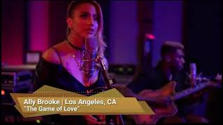 Ally Brooke Performance HD The Game of Love Carlos Santana