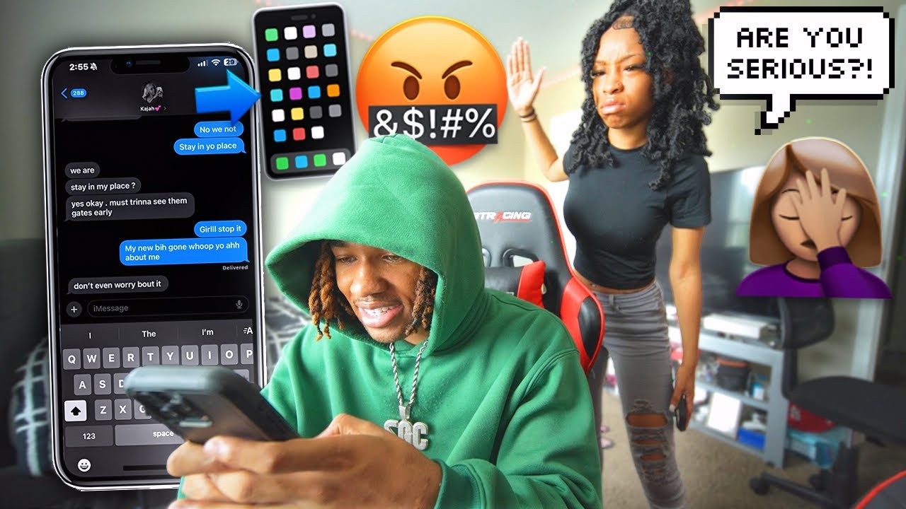 Пишу другой девушке «ПРИХОДИ», пока моей девушки нет дома *Она подъехала обратно😳*