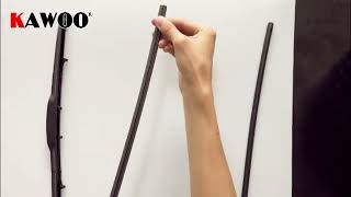 KAWOO 1pcs 8mm/6mm Car Windscreen Wiper Blades Insert Soft Rubbe screenshot 4