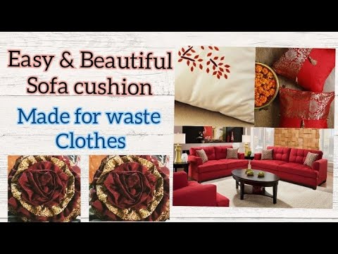 Video: How To Make A Beautiful Sofa Cushion