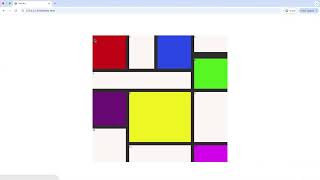 1. Grid Art (Mondrian Art) Presentation