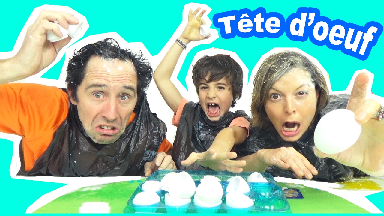 Tete d'oeuf, le jeu des oeufs pieges - jeu d'action drole - enfant