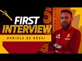 DDR | La prima intervista di Daniele De Rossi da allenatore della Roma image