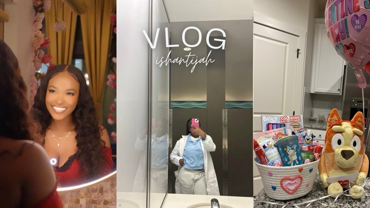 VLOG: Grwm…Galentines♡ + Toddler valentine basket