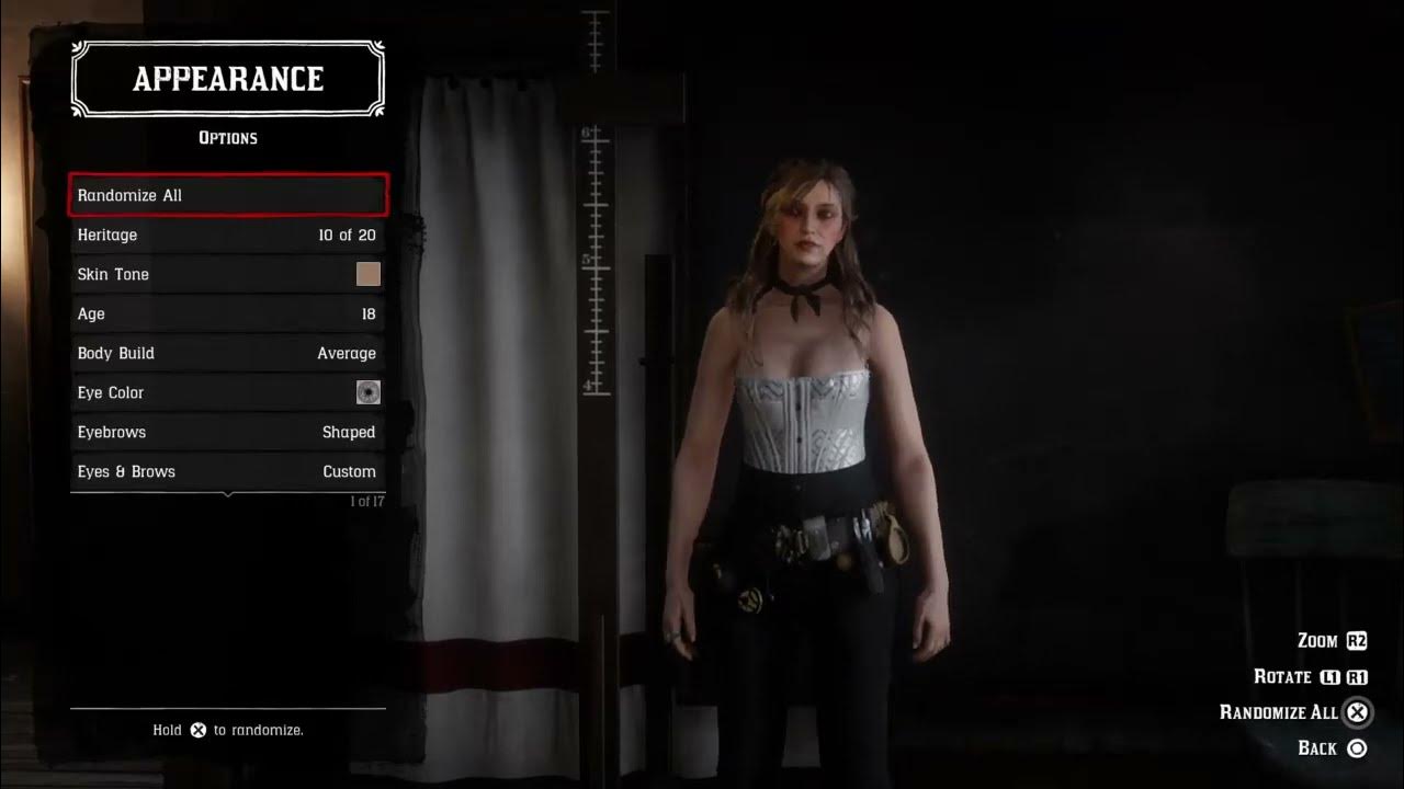 RDR 2 Online Female Character Creation YouTube