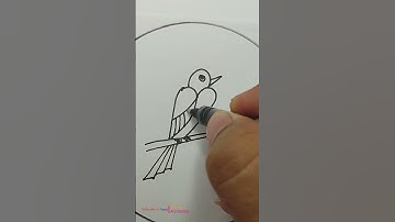 Draw a Bird Using Number 2