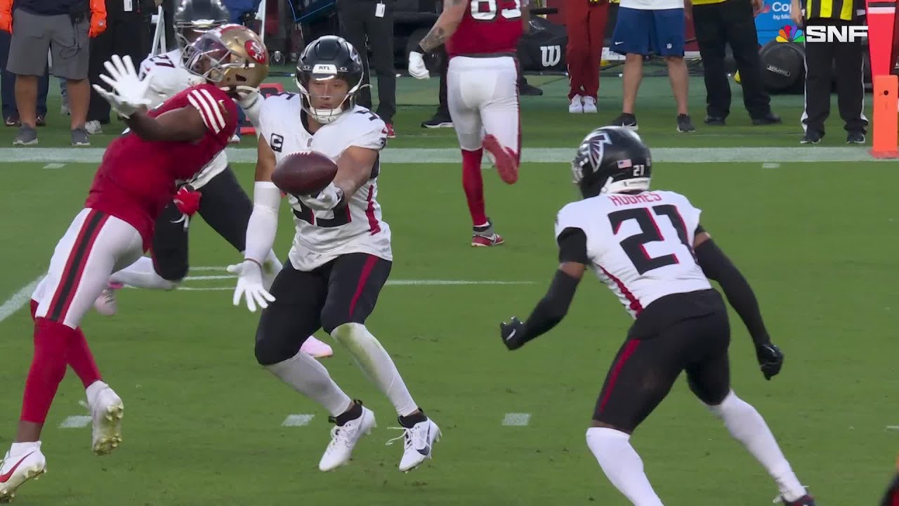 Falcons' INT! Elliss snags turnover for ATL - YouTube