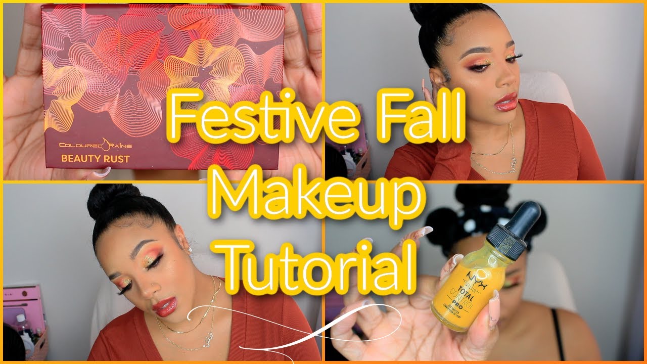 Makeup Tutorial | Coloured Raine Beauty Rust Palette  | leiydbeauty