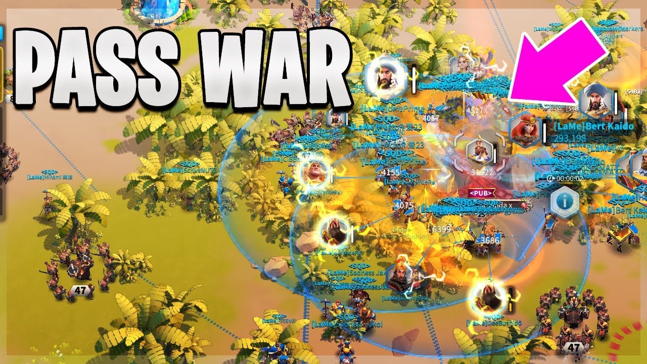 Pass Opening War [ Road to 3B Kill Points ] | Rise of Kingdoms - YouTube