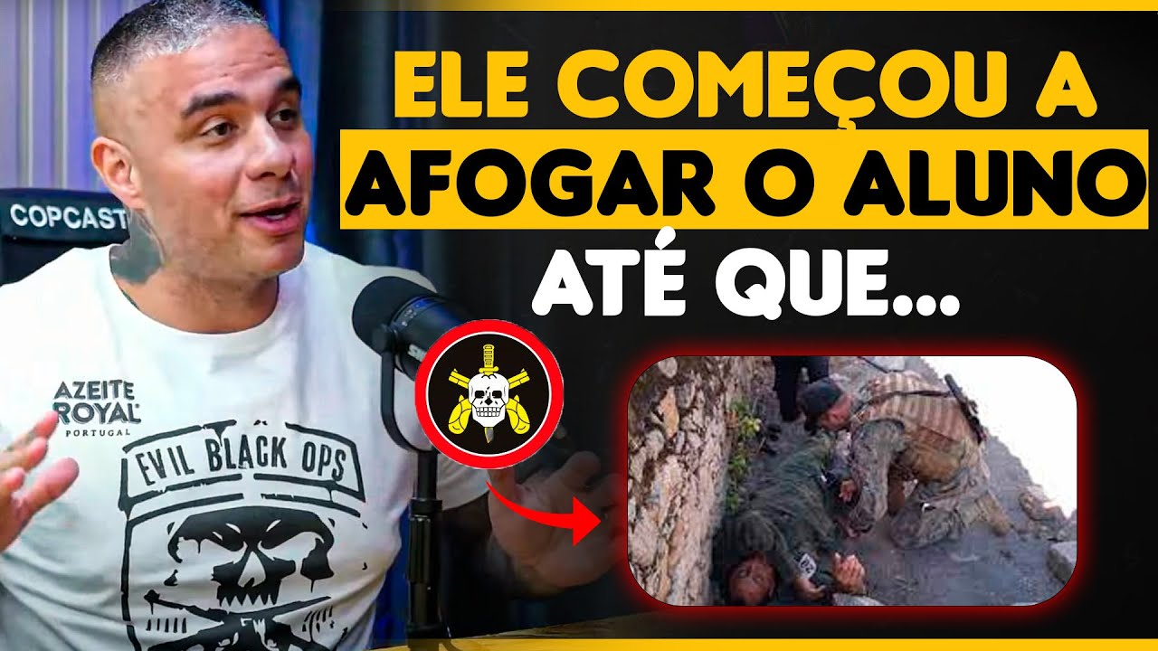 NO BOPE O INSTRUTOR IA MATAR O ALUNO NO COESP | SGT BRITTO - CATIANO & CAVEIRA BOPE RJ | CopCast