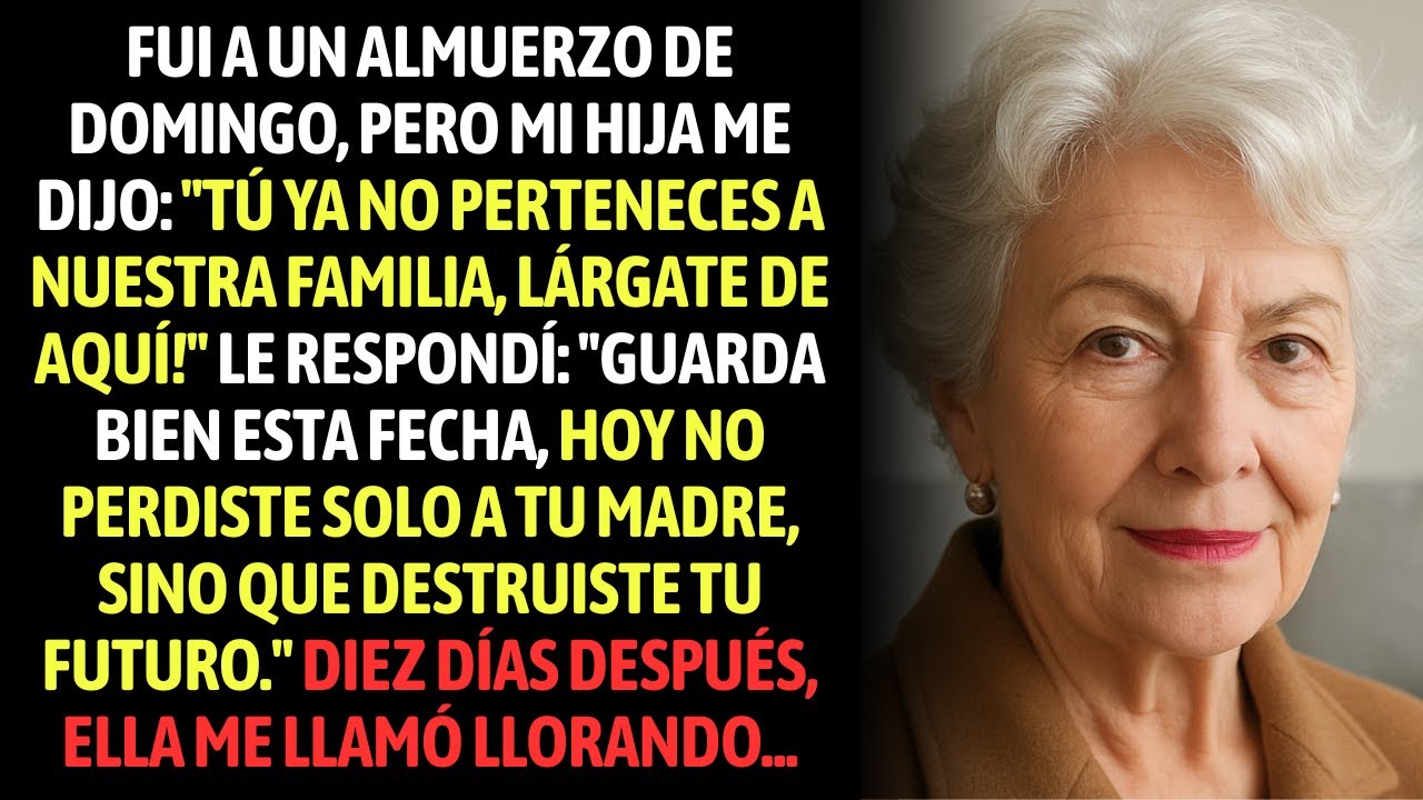 Fui A Un Almuerzo De Domingo, Pero Mi Hija Dijo 