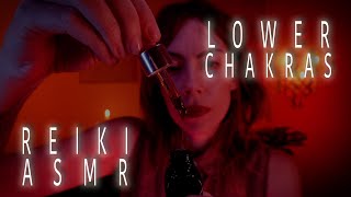 Lower Chakra Reiki with ASMR | Hands Over Body | Solar Plexus | Sacral | Root