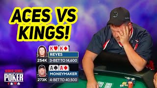 Aces vs Kings for Chris Moneymaker in WSOP Main Event!