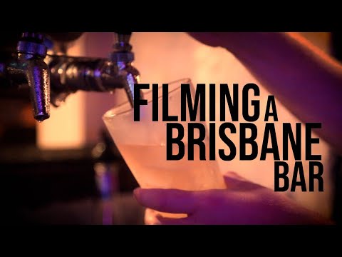 Follow me for a night of filming in a Brisbane Bar