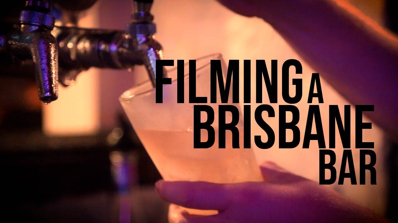 Follow me for a night of filming in a Brisbane Bar