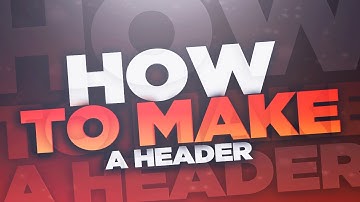 Tutorial: How to Make a Simple Twitter Header w/ Photoshop!!