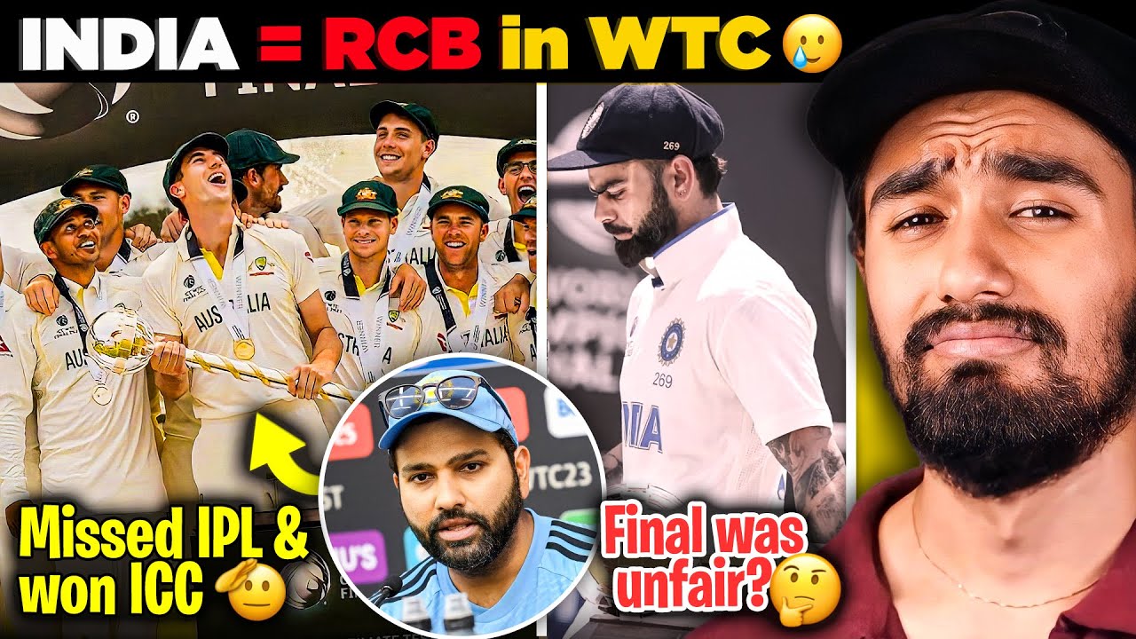 Firse Haargaye! 😭: India LOST WTC Final 💔 | India vs Australia WTC Final 2023