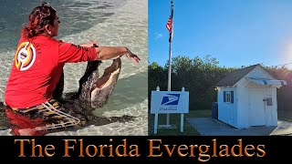 The World's Smallest Post Office is in the middle of the | Florida Everglades | Alligator Wrestling