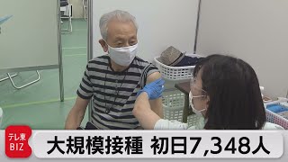 大規模接種 初日は7,348人ほぼ想定通り（2021年5月25日）