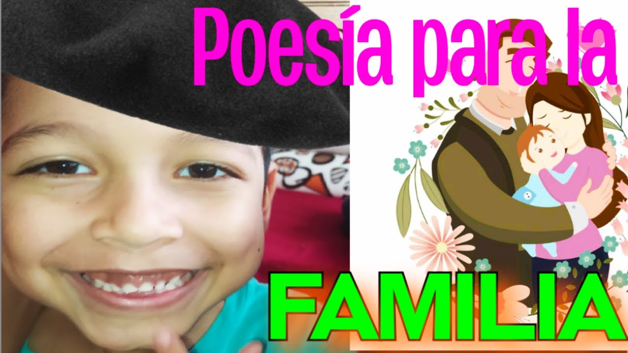(POESÍA MI FAMILIA es UN TESORO) POEMAS para NIÑOS de PREESCOLAR