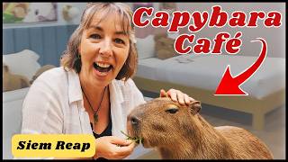 Siem Reap's Only Capybara Café - And It's Also a Hotel?!