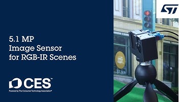 CES 2025: 5.1MP image sensor with global and rolling shutter modes with high performance in RGB-IR