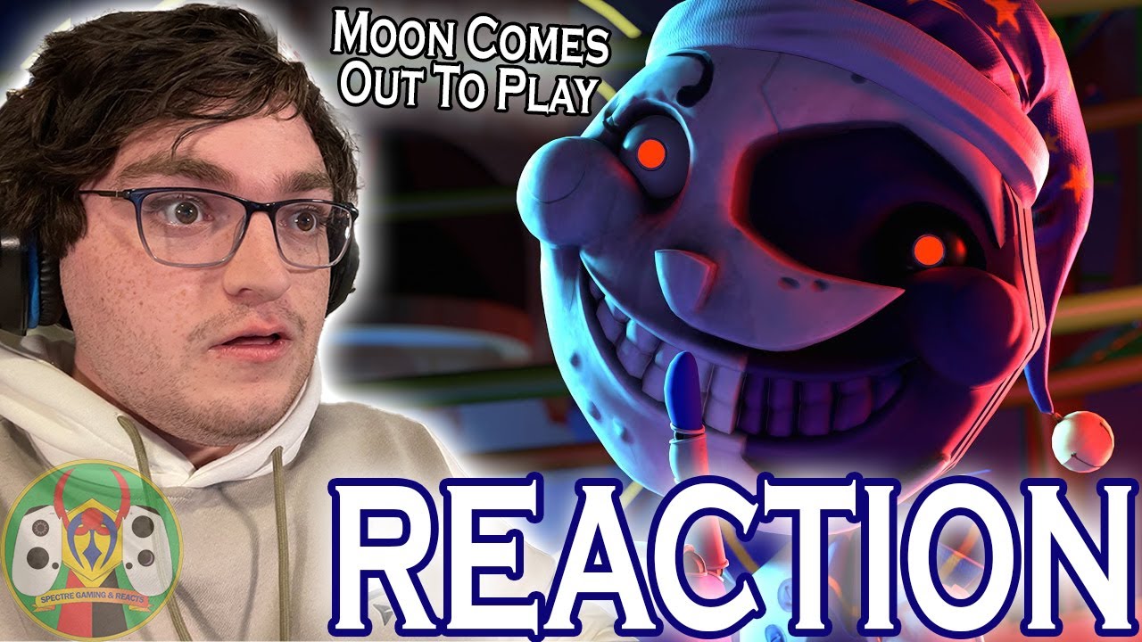 Moon Hunts Gregory! Lights Off ▶ FNAF SECURITY BREACH SONG Reaction!