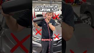 How to replace coolant on a Toyota Camry.