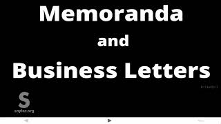 How to Write Business Memos and Letters | Memo Format, Letter Parts &amp; Examples