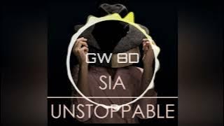 SIA 🎧 Unstoppable 🔊VERSION 8D AUDIO🔊 Use Headphones 8D Music