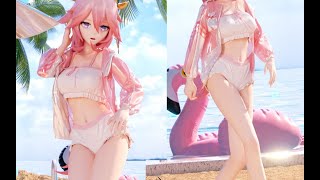 【Genshin Impact MMD／4K／60FPS】Yae Miko【Nice Body】