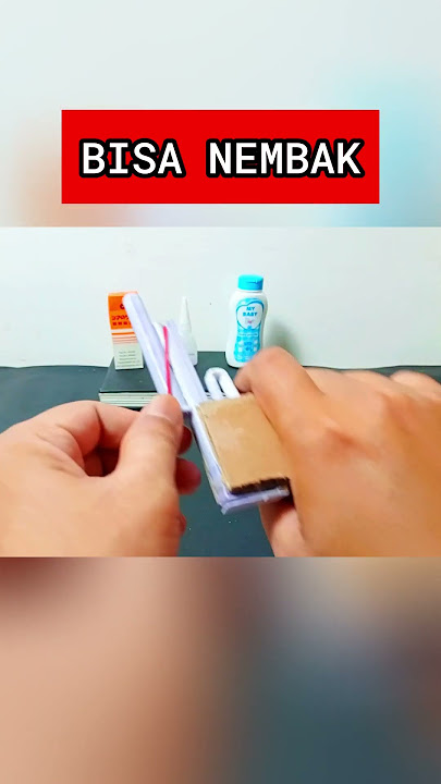P1STOL KERTAS BISA NEMBAK #pistolmainan #diykreatif #diykertas