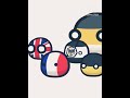 Historia de USA en 57 segundos (Créditos/Audio de @AshyAnimations) | #countryballs #humor #usa