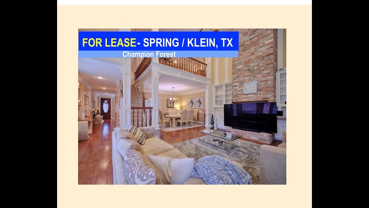For Lease Spring / Klein, TX